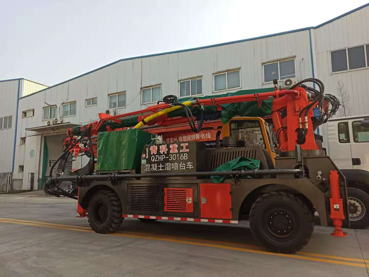 混凝土泵 濕噴臺車 青科重工